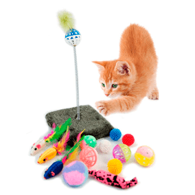 Paquete de Juguetes para Gatos